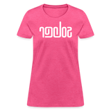 SOBER in Abstract Lines - Women's Shirt - heather pink