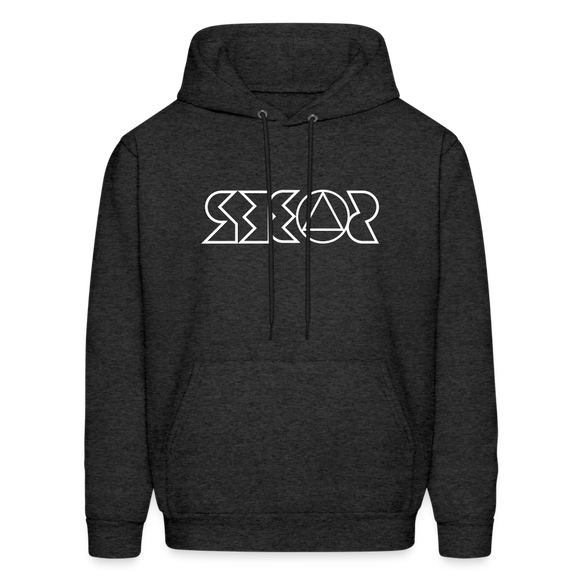 SOBER in Jagged Lines - Adult Hoodie - charcoal grey