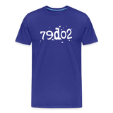 SOBER in Typed Characters - Organic Cotton T-Shirt - royal blue