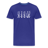 SOBER in Trees - Organic Cotton T-Shirt - royal blue