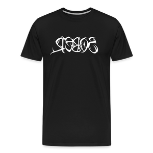 SOBER in Tribal Characters - Organic Cotton T-Shirt - black