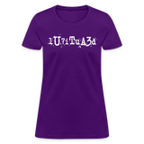 BEAUTIFUL in Typed Characters - Women's Shirt - purple