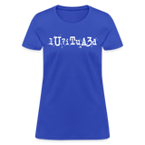 BEAUTIFUL in Typed Characters - Women's Shirt - royal blue