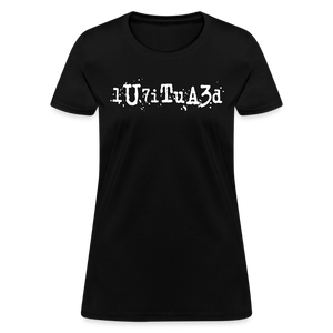 BEAUTIFUL in Typed Characters - Women's Shirt - heather black