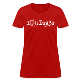 BEAUTIFUL in Typed Characters - Women's Shirt - red