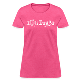 BEAUTIFUL in Typed Characters - Women's Shirt - heather pink