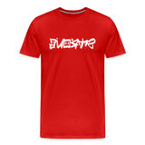 STRONG in Graffiti - Organic Cotton T-Shirt - red