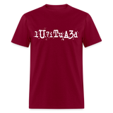 BEAUTIFUL in Typed Characters - Classic T-Shirt - burgundy