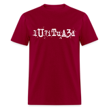 BEAUTIFUL in Typed Characters - Classic T-Shirt - dark red