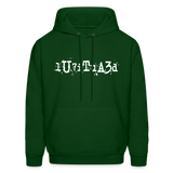 BEAUTIFUL in Typed Characters - Adult Hoodie - forest green