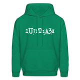 BEAUTIFUL in Typed Characters - Adult Hoodie - kelly green