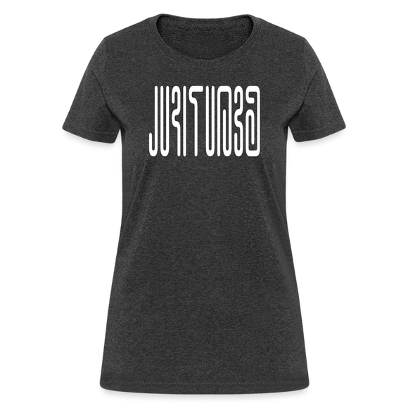 BEAUTIFUL in Abstract Characters - Women's Shirt - heather black