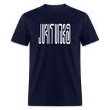 BEAUTIFUL in Abstract Characters - Classic T-Shirt - navy