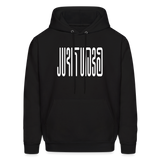 BEAUTIFUL in Abstract Characters - Adult Hoodie - black