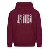 BEAUTIFUL in Abstract Characters - Adult Hoodie - burgundy