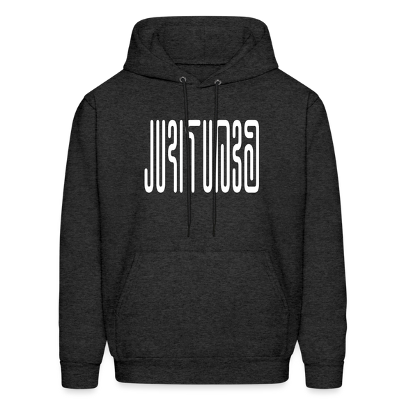 BEAUTIFUL in Abstract Characters - Adult Hoodie - charcoal grey