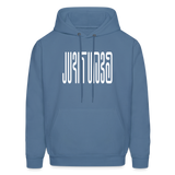 BEAUTIFUL in Abstract Characters - Adult Hoodie - denim blue