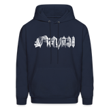 BEAUTIFUL in Scratch Characters - Adult Hoodie - navy