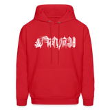 BEAUTIFUL in Scratch Characters - Adult Hoodie - red