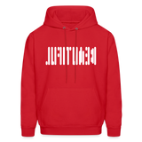 BEAUTIFUL in Abstract Dots - Adult Hoodie - red