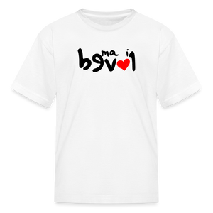 LOVED in Drawn Characters - Child's T-Shirt - white