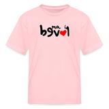 LOVED in Drawn Characters - Child's T-Shirt - pink