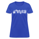 BEAUTIFUL in Scratch Characters - Women's Shirt - royal blue