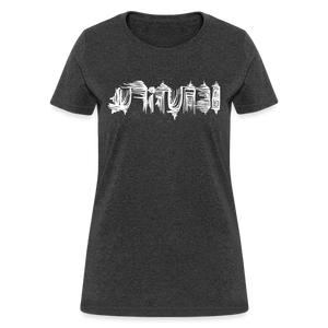 BEAUTIFUL in Scratch Characters - Women's Shirt - heather black