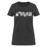 BEAUTIFUL in Scratch Characters - Women's Shirt - heather black