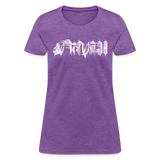 BEAUTIFUL in Scratch Characters - Women's Shirt - purple heather