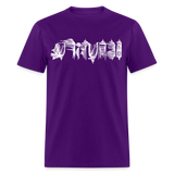 BEAUTIFUL in Scratch Characters - Classic T-Shirt - purple