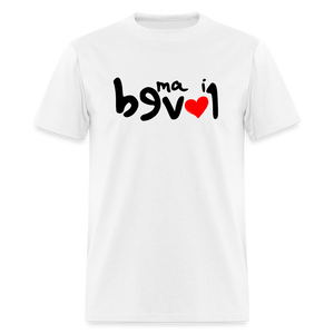 LOVED in Drawn Characters - Classic T-Shirt - white