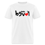 LOVED in Drawn Characters - Classic T-Shirt - white