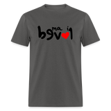 LOVED in Drawn Characters - Classic T-Shirt - charcoal