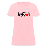 LOVED in Drawn Characters - Women's Shirt - pink