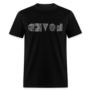 LOVED in Scratched Lines - Classic T-Shirt - heather black