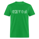 LOVED in Scratched Lines - Classic T-Shirt - bright green