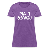 LOVED in Painted Characters - Women's Shirt - purple heather