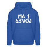 LOVED in Painted Characters - Adult Hoodie - royal blue