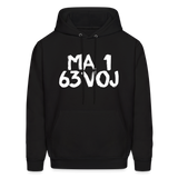 LOVED in Painted Characters - Adult Hoodie - black