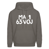 LOVED in Painted Characters - Adult Hoodie - asphalt gray