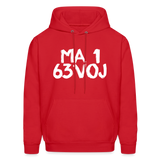 LOVED in Painted Characters - Adult Hoodie - red