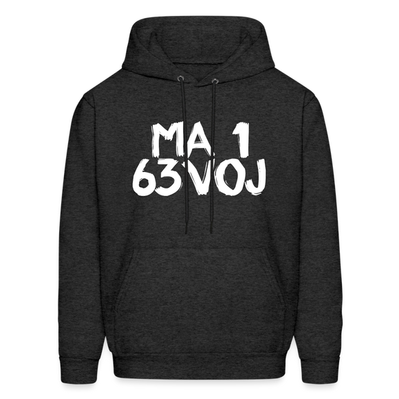 LOVED in Painted Characters - Adult Hoodie - charcoal grey