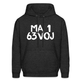 LOVED in Painted Characters - Adult Hoodie - charcoal grey