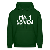 LOVED in Painted Characters - Adult Hoodie - forest green