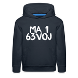 LOVED in Painted Characters - Children's Hoodie - navy