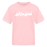 BREATHE in Abstract Characters - Child's T-Shirt - pink