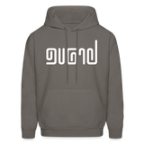 BRAVE in Abstract Lines - Adult Hoodie - asphalt gray