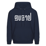 BRAVE in Abstract Lines - Adult Hoodie - navy