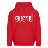 BRAVE in Abstract Lines - Adult Hoodie - red